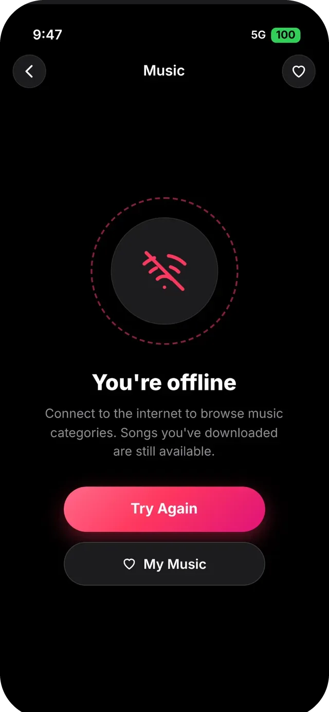 SlideshowVideoMaker screen: Offline